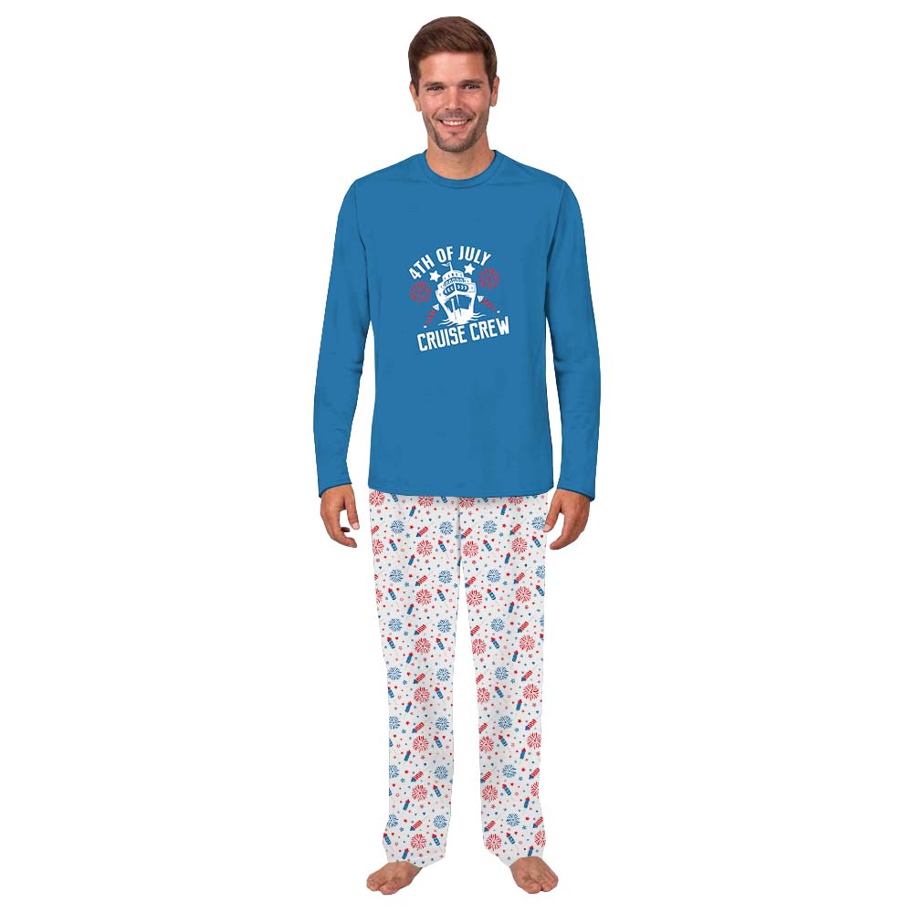 Festive Cruise Crew Family Matching 4th of July PJs Festive Cruise Crew Family Matching 4th of July PJs