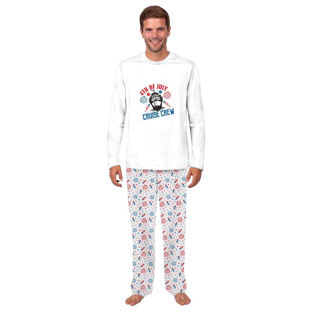 Cruise Crew 4th Of July Pajamas For Family And Dog