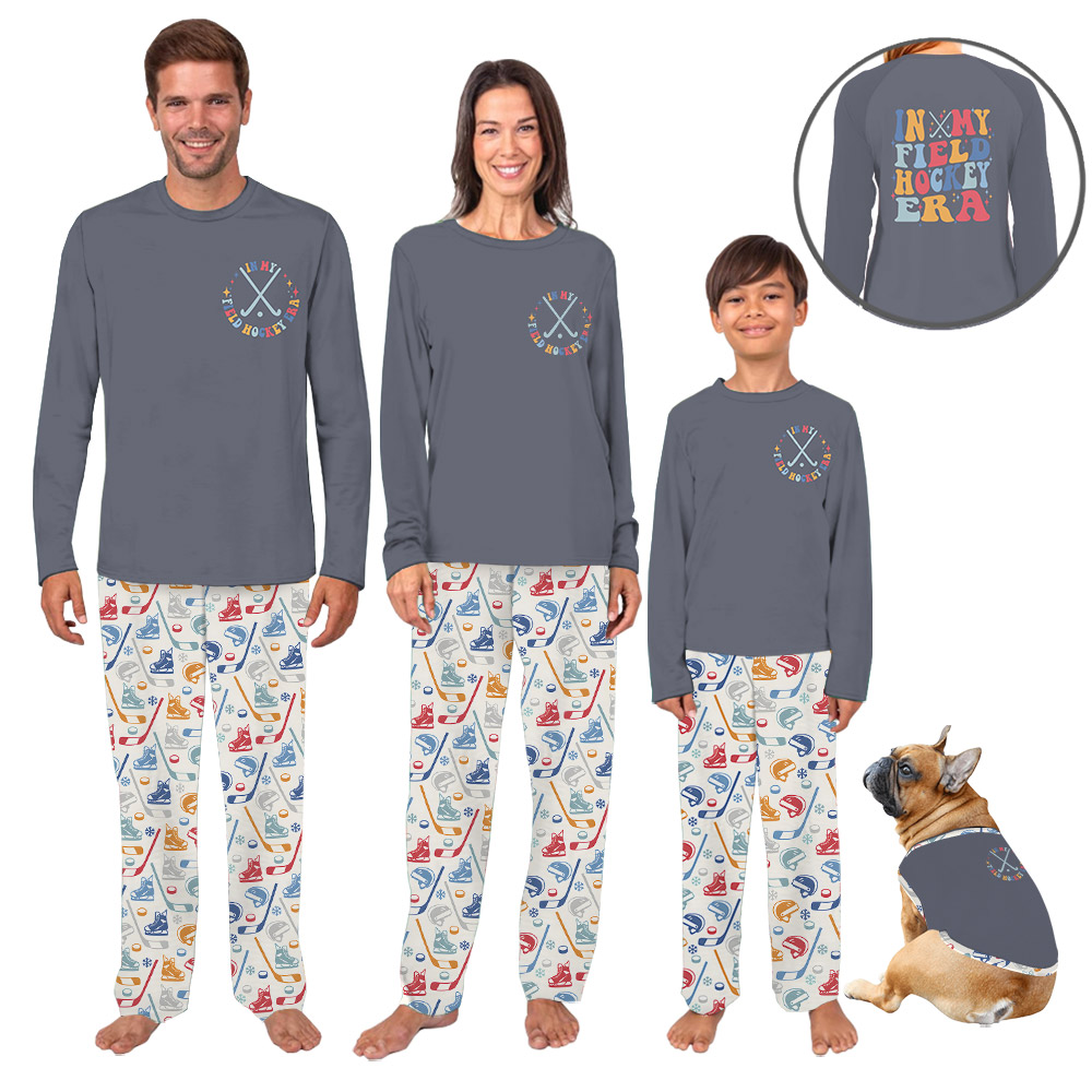 In My Field Hockey Era Pajamas Pants And Tops In My Field Hockey Era Pajamas Pants And Tops