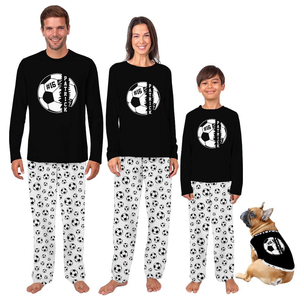 Personalized Soccer Jammies For Sport Lovers Personalized Soccer Jammies For Sport Lovers