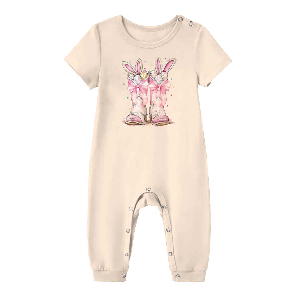 Festive Howdy Easter Pajamas Short Sets Festive Howdy Easter Pajamas Short Sets