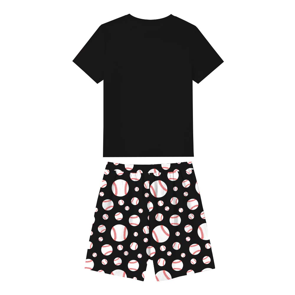 Hilarious Sayings Most Likely To Baseball Pajama Short Set Hilarious Sayings Most Likely To Baseball Pajama Short Set