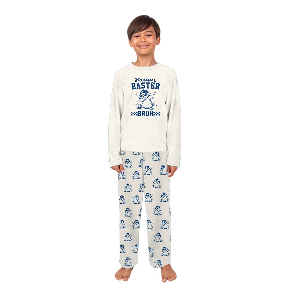 Happy Easter Bruh Owner And Dog Pajamas Happy Easter Bruh Owner And Dog Pajamas