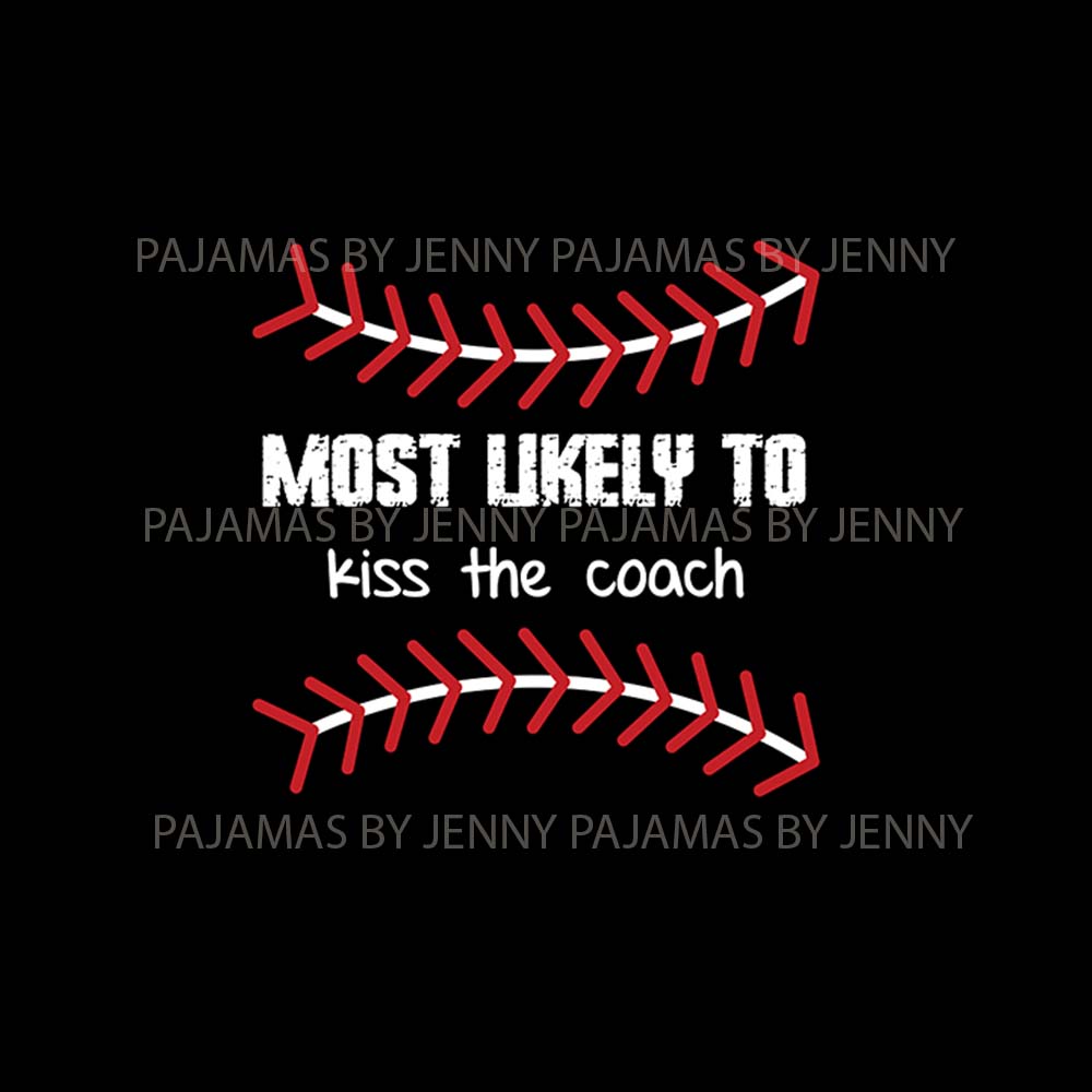 Funny Most Likely To Baseball Team Matching Family Pajamas With Dogs Funny Most Likely To Baseball Team Matching Family Pajamas With Dogs