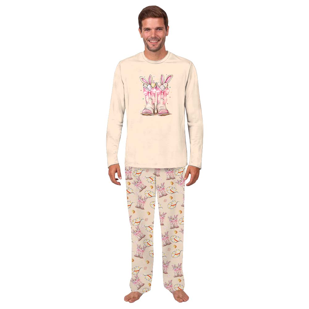 Howdy Easter Matching Family Pajamas With Dogs Howdy Easter Matching Family Pajamas With Dogs