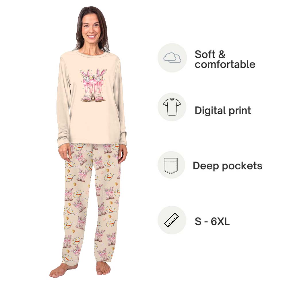 Howdy Easter Matching Family Pajamas With Dogs Howdy Easter Matching Family Pajamas With Dogs