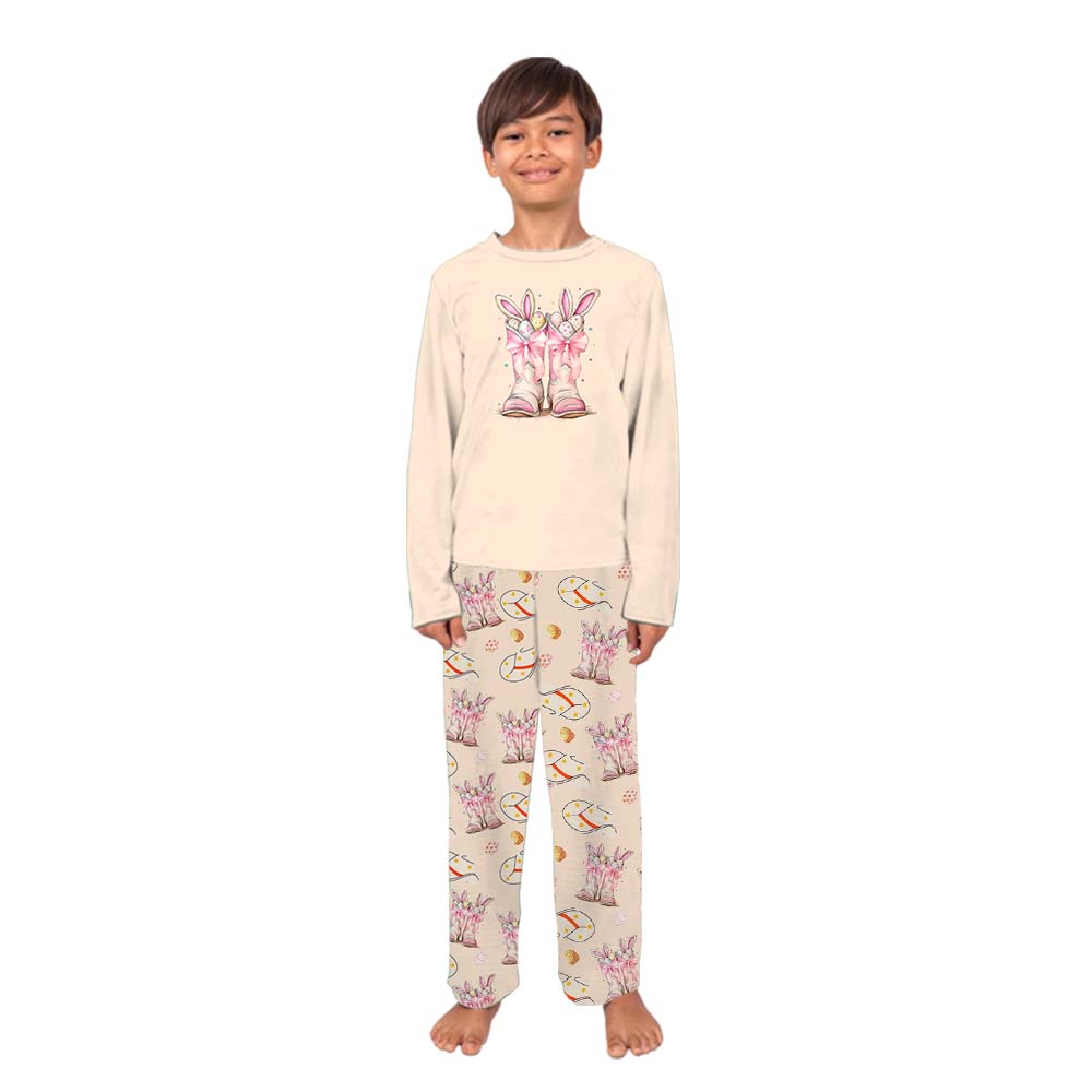 Howdy Easter Matching Family Pajamas With Dogs Howdy Easter Matching Family Pajamas With Dogs