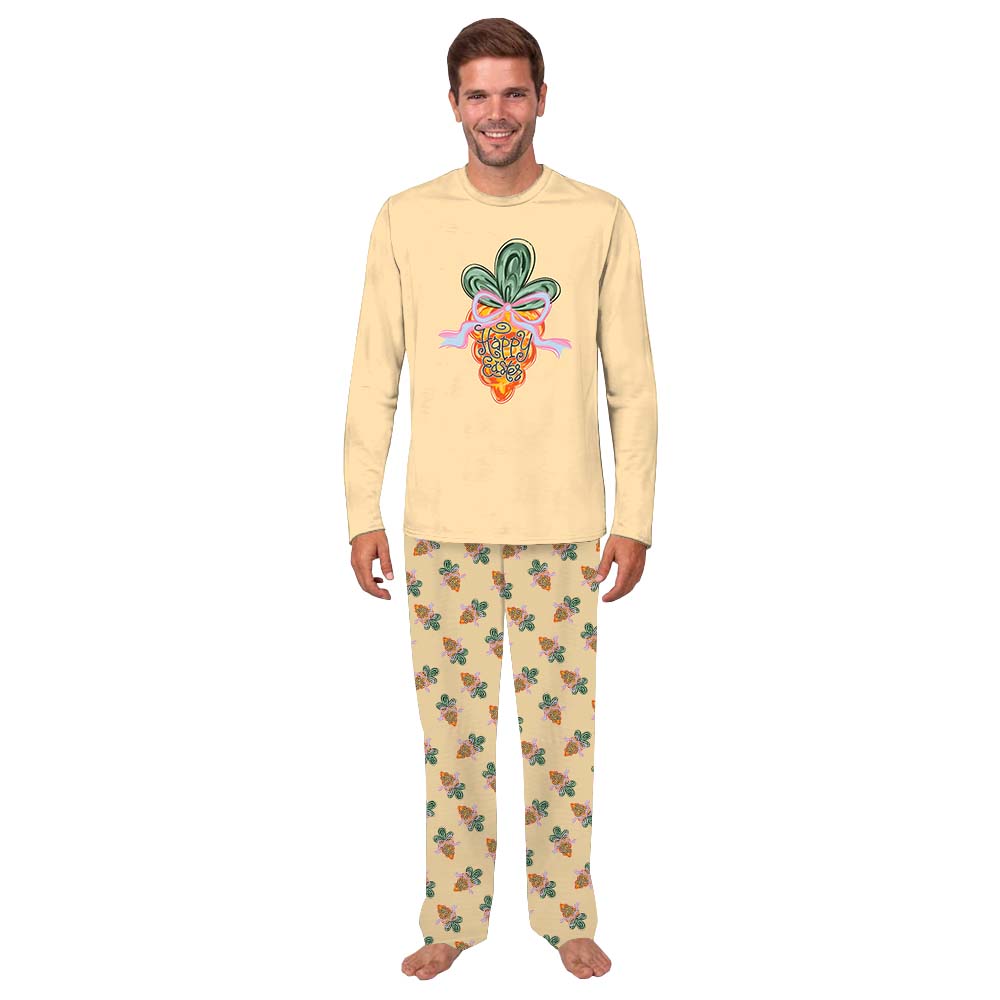 Happy Easter Carrot Coquette Matching Pajamas Sport