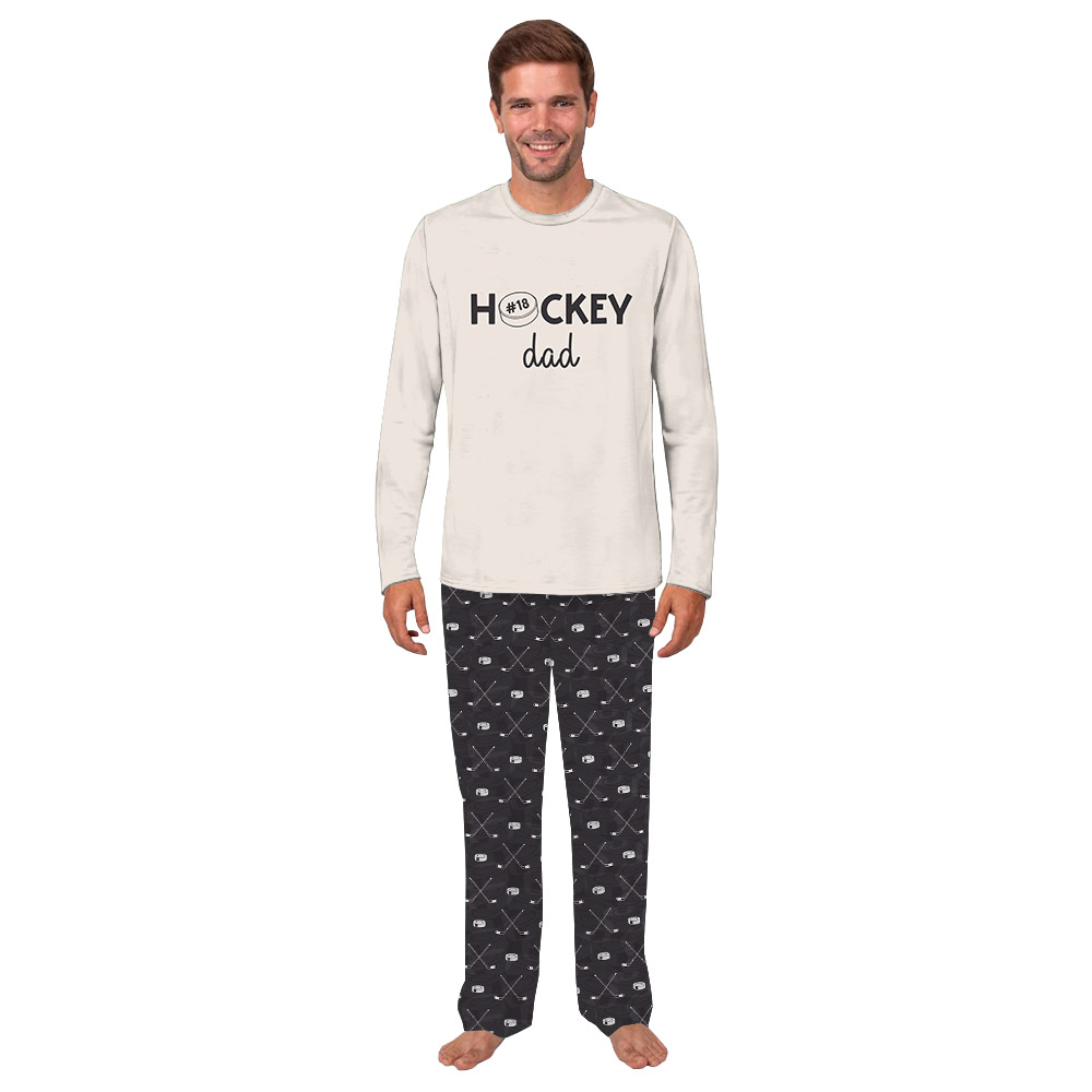 Cute Matching Family Hockey Pajamas For Mom Dad Kids Cute Matching Family Hockey Pajamas For Mom Dad Kids