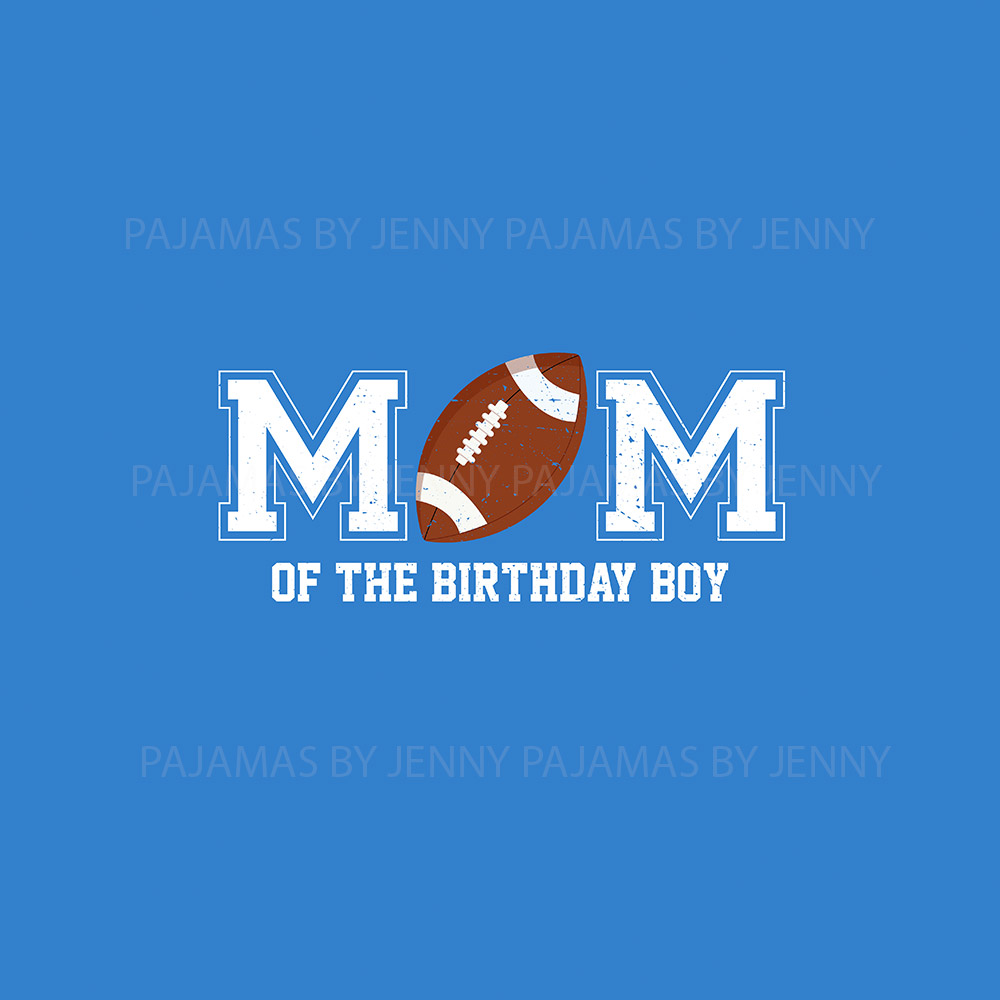 Custom Birthday Boy American Football Pajamas Custom Birthday Boy American Football Pajamas