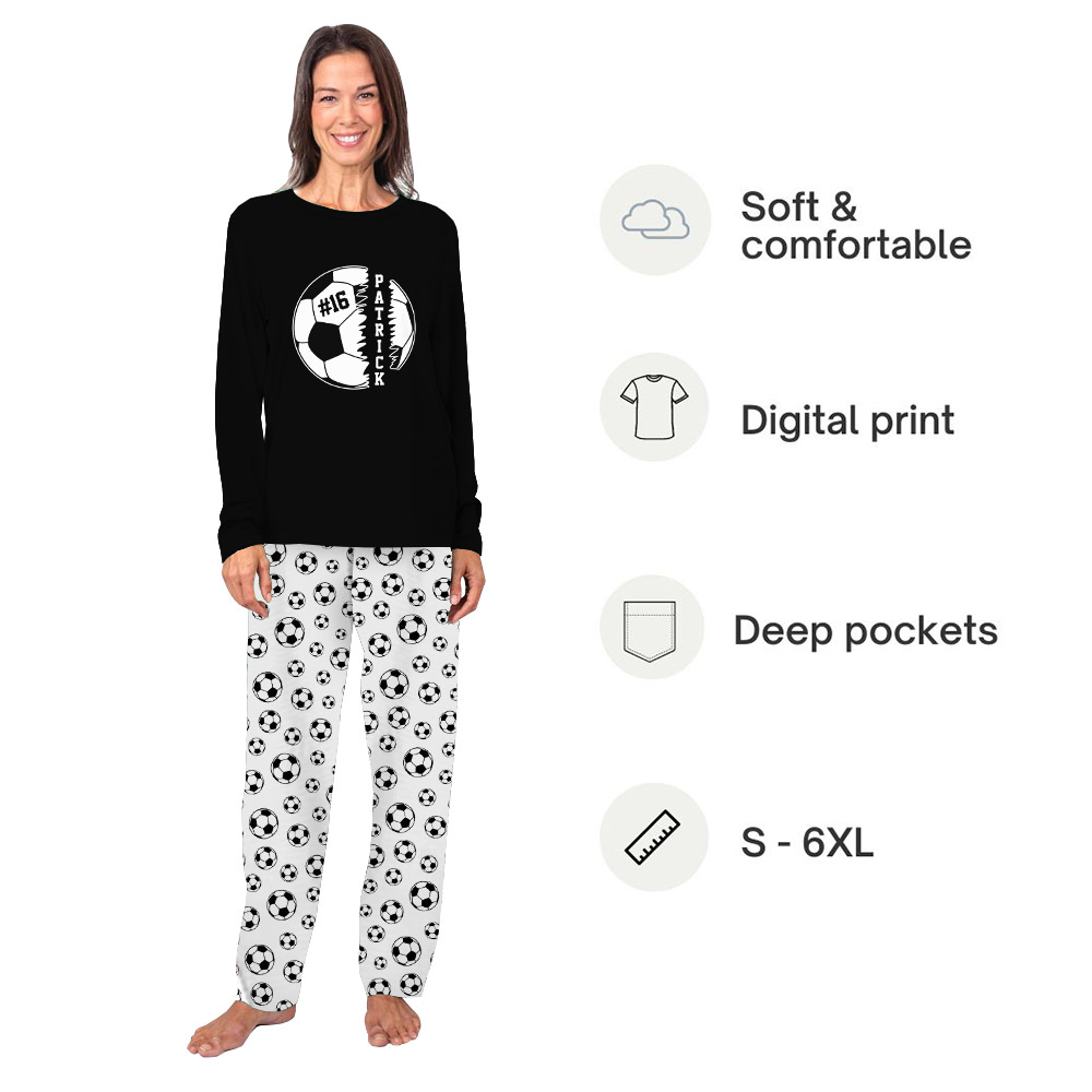Personalized Soccer Jammies For Sport Lovers Personalized Soccer Jammies For Sport Lovers
