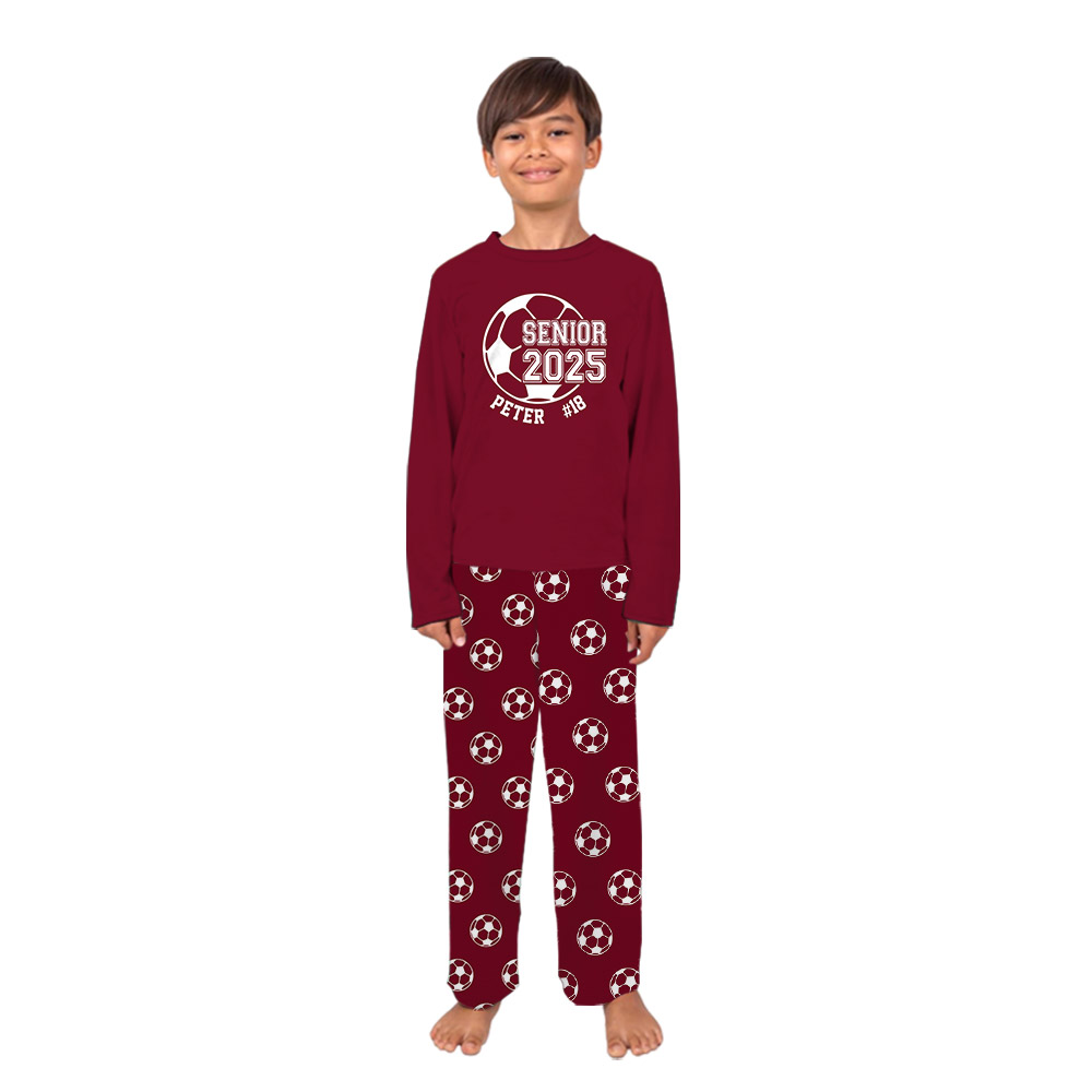 Customizable Senior Soccer Player Pajama Sets 2025 Customizable Senior Soccer Player Pajama Sets 2025
