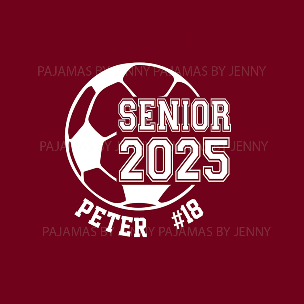 Customizable Senior Soccer Player Pajama Sets 2025 Customizable Senior Soccer Player Pajama Sets 2025