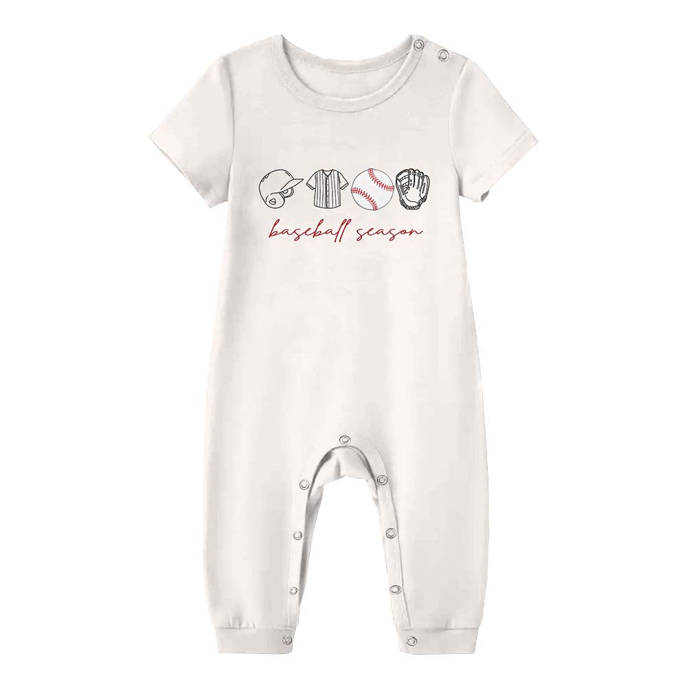 Festive Baseball Season Matching Pajamas Sport Festive Baseball Season Matching Pajamas Sport