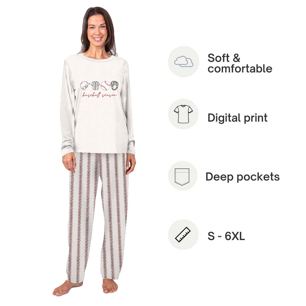 Sporty Baseball Season Owner And Dog Pajamas Sporty Baseball Season Owner And Dog Pajamas