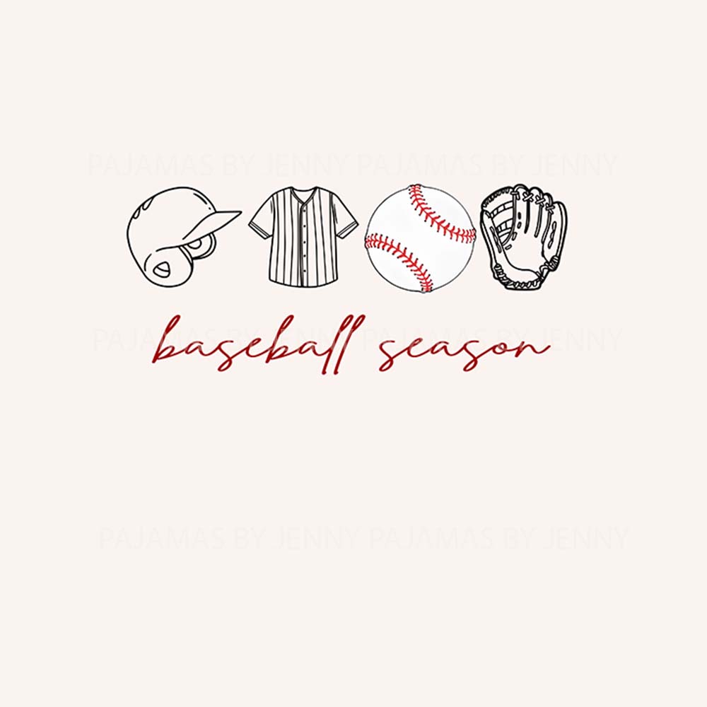 Sporty Baseball Season Owner And Dog Pajamas Sporty Baseball Season Owner And Dog Pajamas