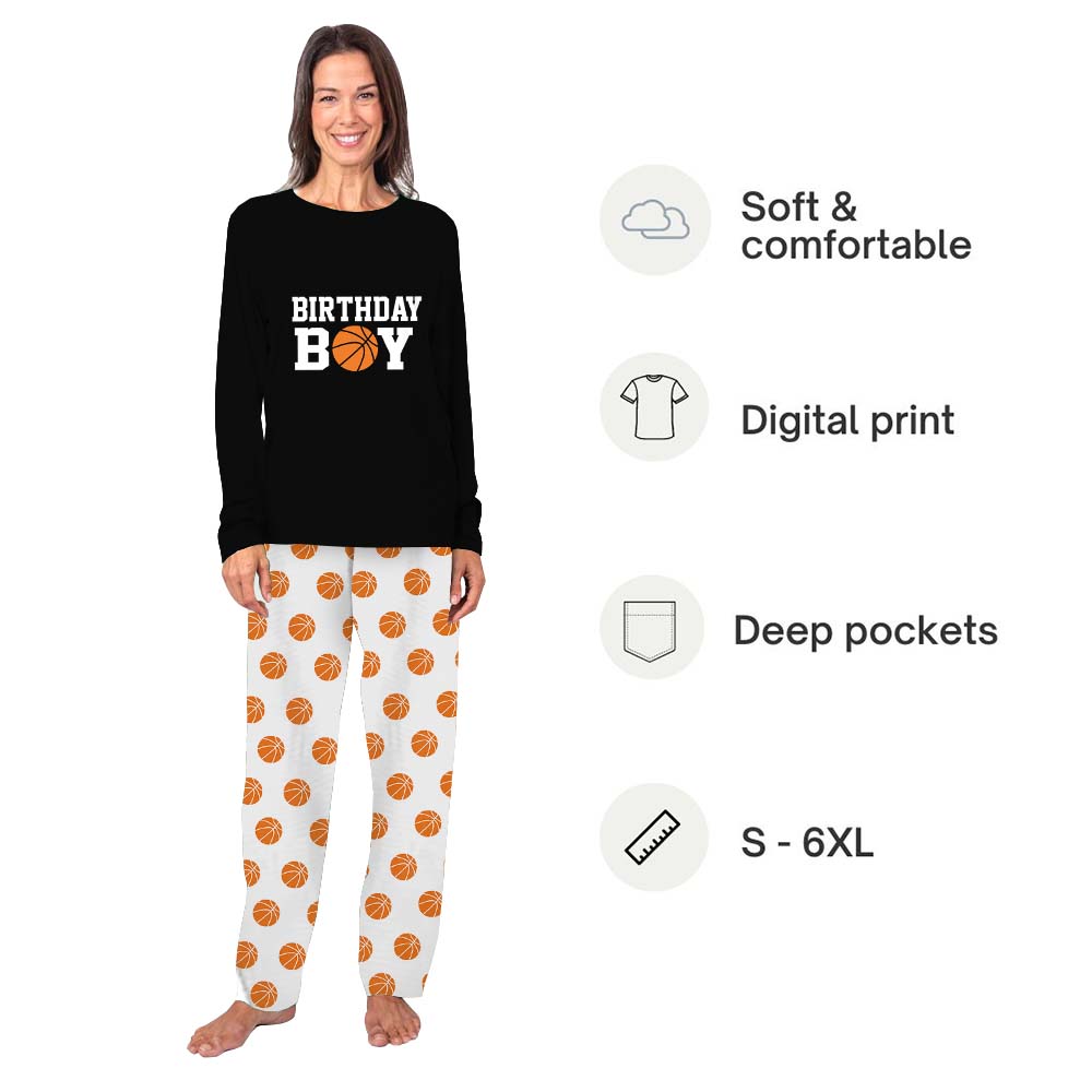 Personalized Name Basketball Matching Family Pajamas Personalized Name Basketball Matching Family Pajamas