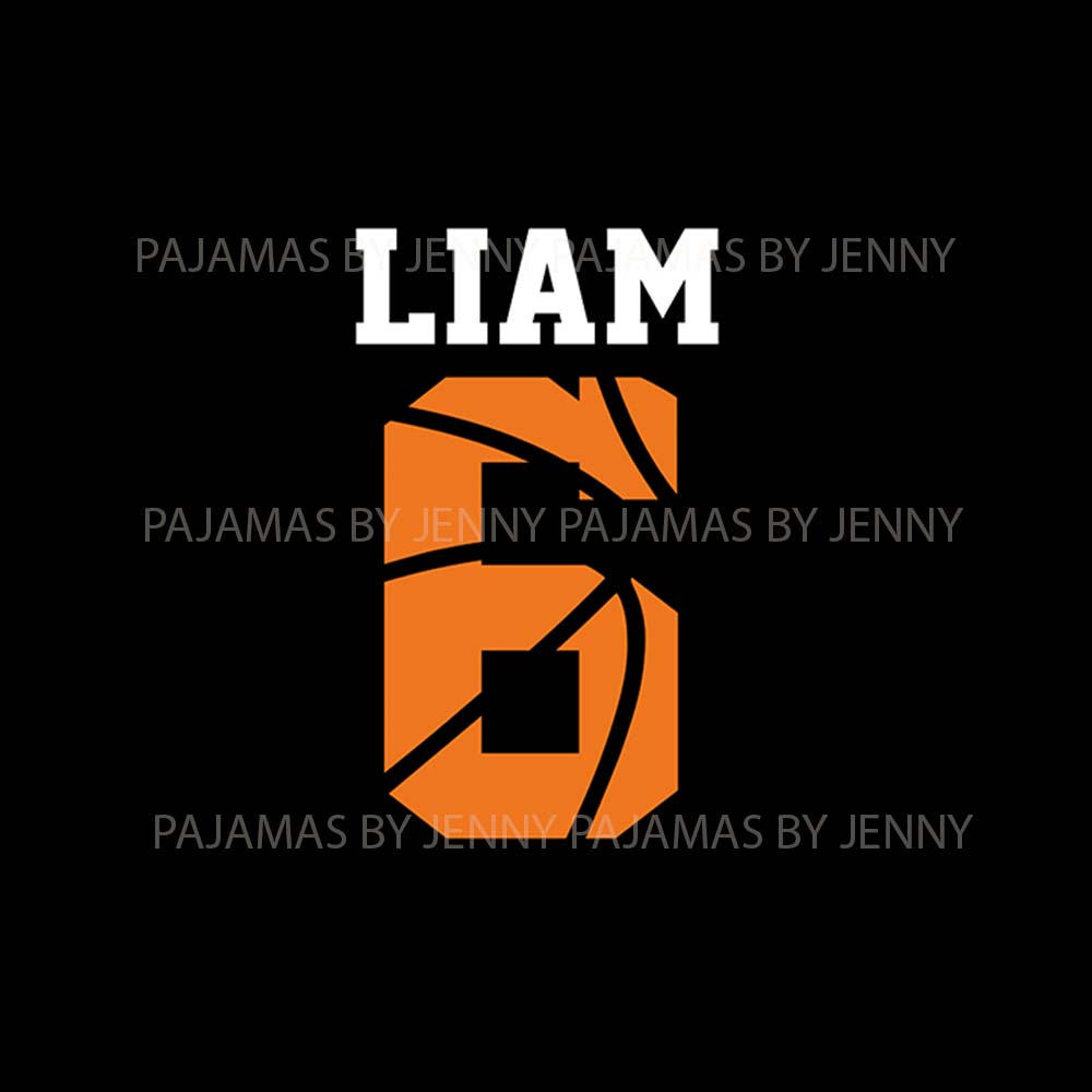 Personalized Name Basketball Matching Family Pajamas Personalized Name Basketball Matching Family Pajamas