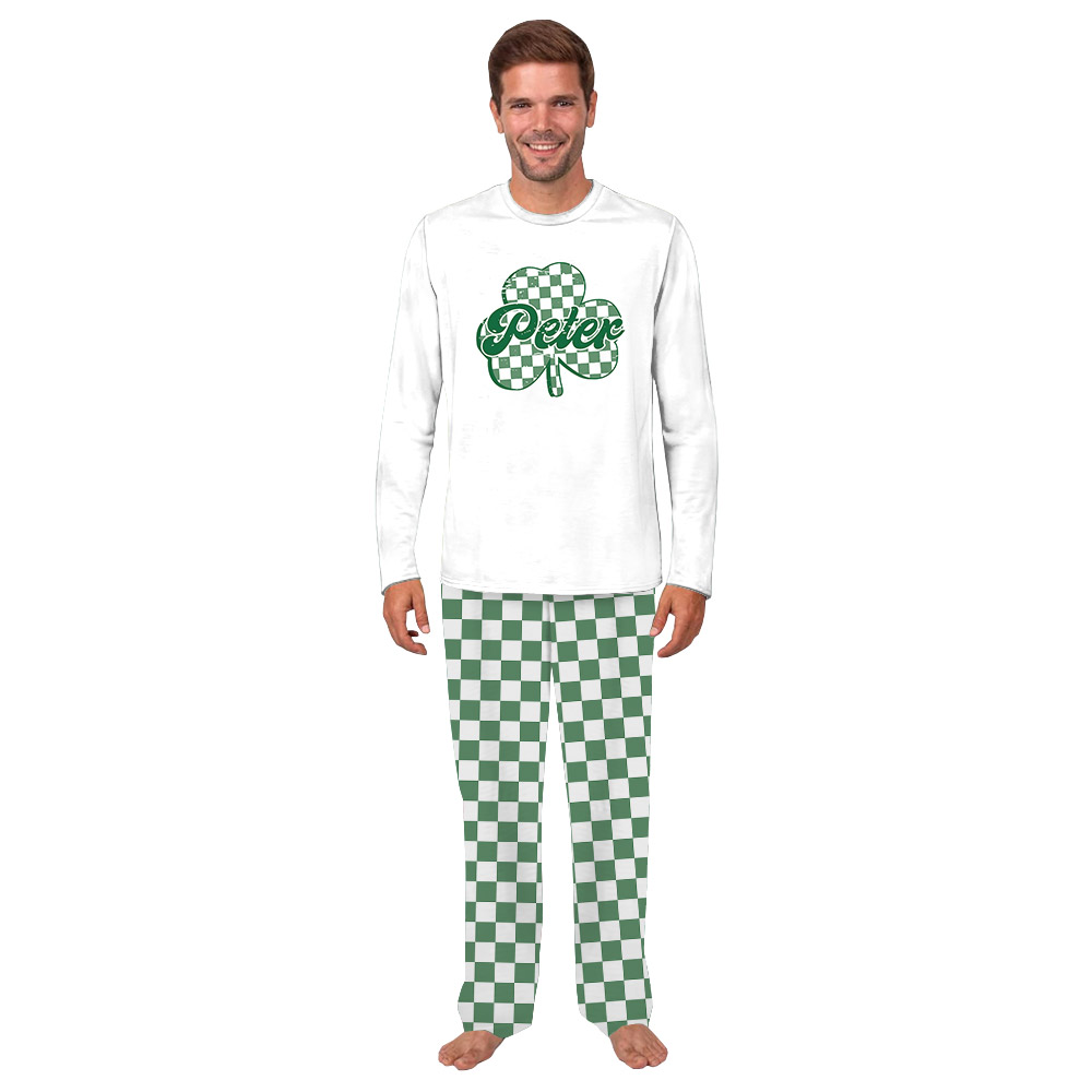 Custom Family St Patrick's Day Pajamas With Name Custom Family St Patrick's Day Pajamas With Name