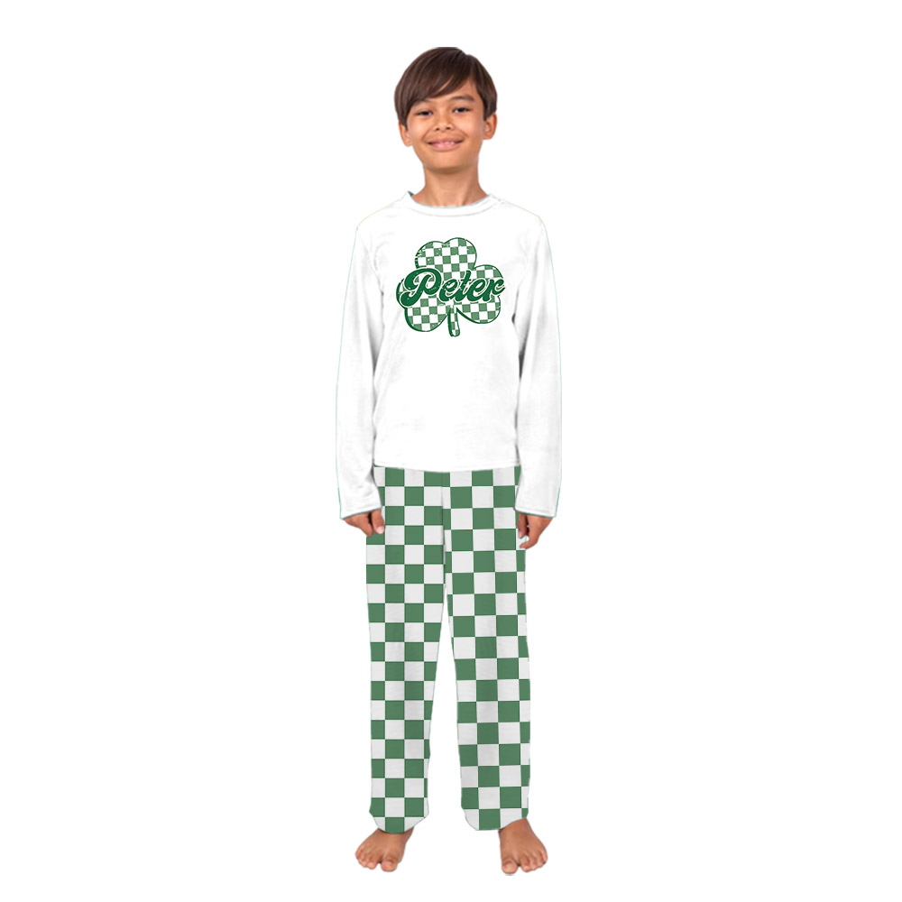 Custom Family St Patrick's Day Pajamas With Name Custom Family St Patrick's Day Pajamas With Name