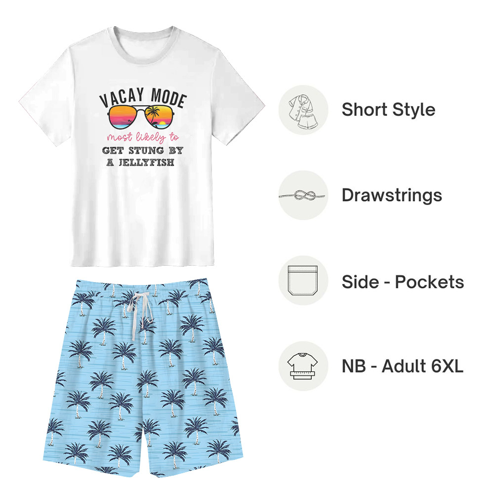 Tropical Matching Family Vacation Pajamas Custom Funny Sayings Tropical Matching Family Vacation Pajamas Custom Funny Sayings