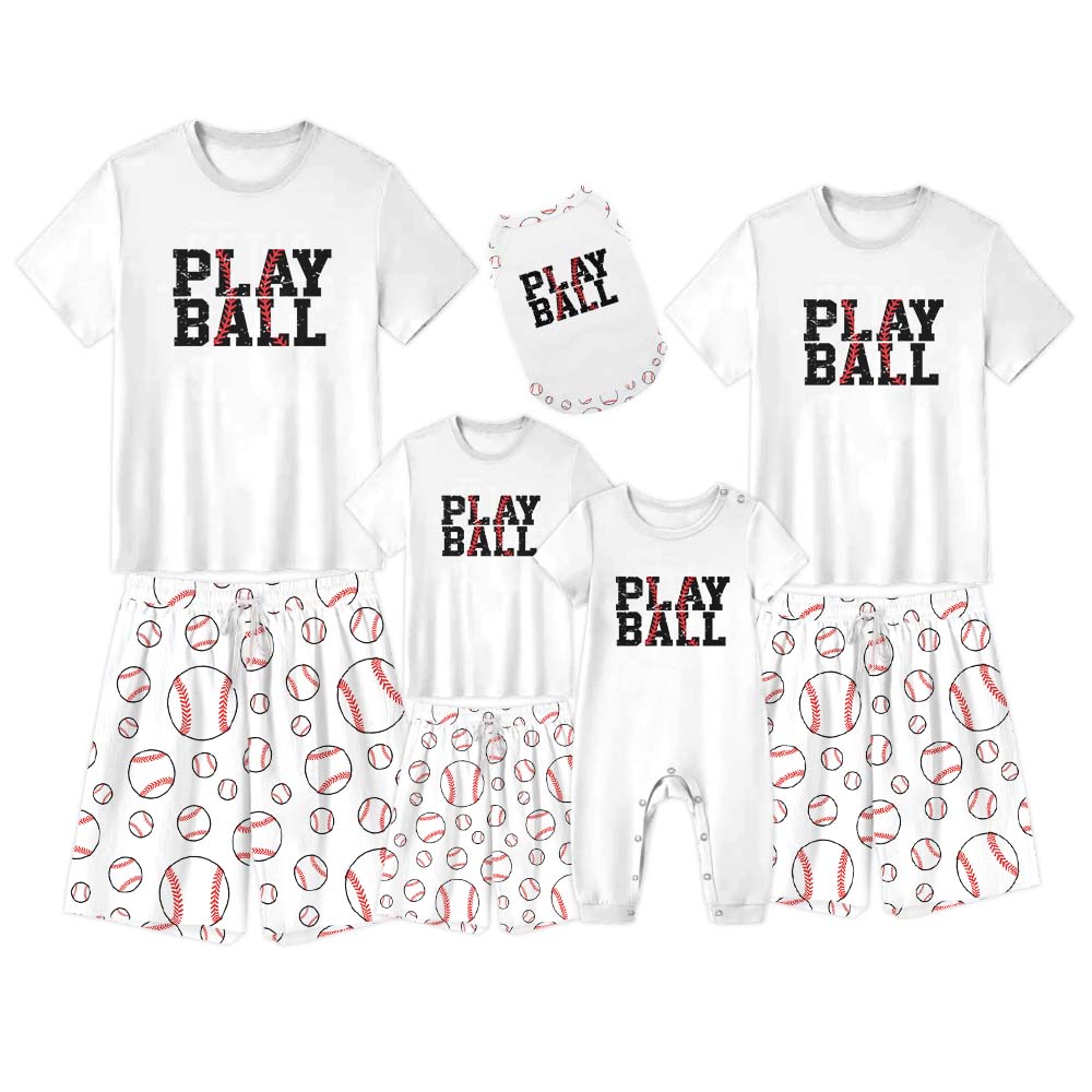 Play Ball Pajamas For Adults Short Sleeves Play Ball Pajamas For Adults Short Sleeves