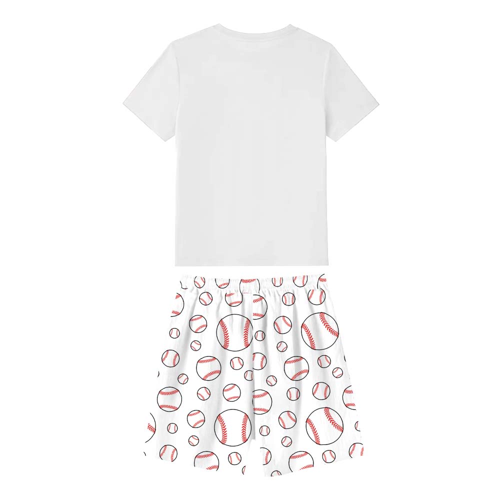 Play Ball Pajamas For Adults Short Sleeves Play Ball Pajamas For Adults Short Sleeves