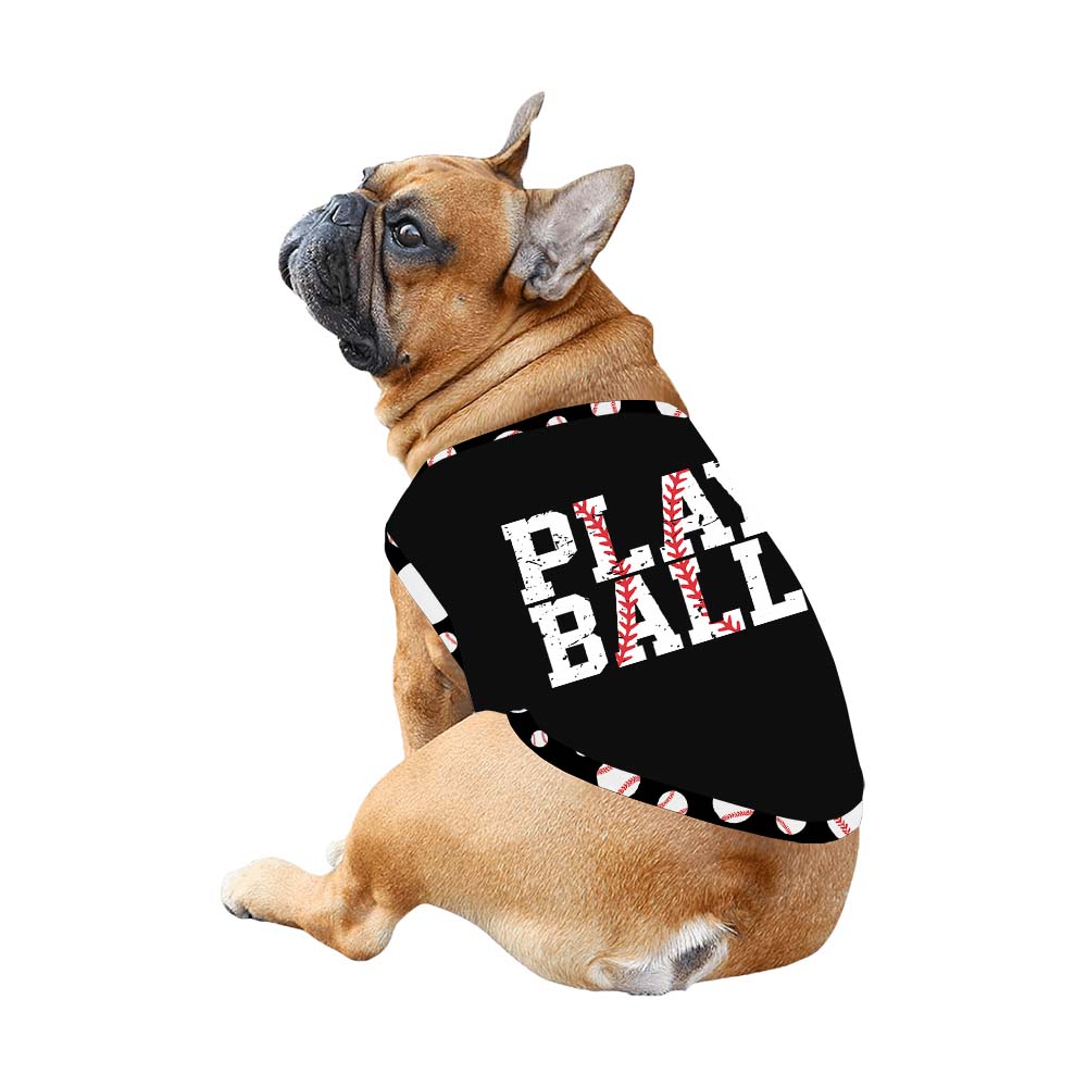 Play Ball Family Sport Pajamas With Dog Short Sleeves