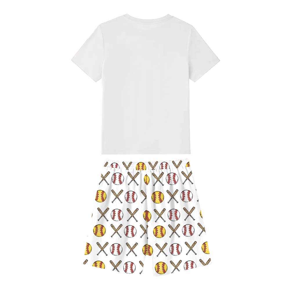 Game Day Baseball And Softball Matching Pajamas Sport Game Day Baseball And Softball Matching Pajamas Sport