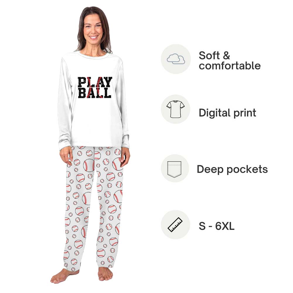 Baseball Family Matching Pajamas Sayings Play Ball Baseball Family Matching Pajamas Sayings Play Ball