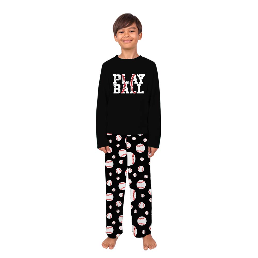 Baseball Play Ball Family Sport PJs Matching Sets Baseball Play Ball Family Sport PJs Matching Sets