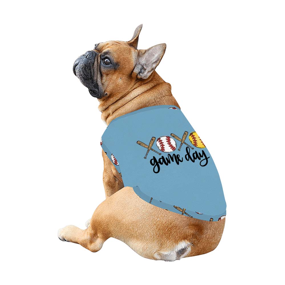 Baseball And Softball Game Day Themed Owner And Dog Pajamas Baseball And Softball Game Day Themed Owner And Dog Pajamas