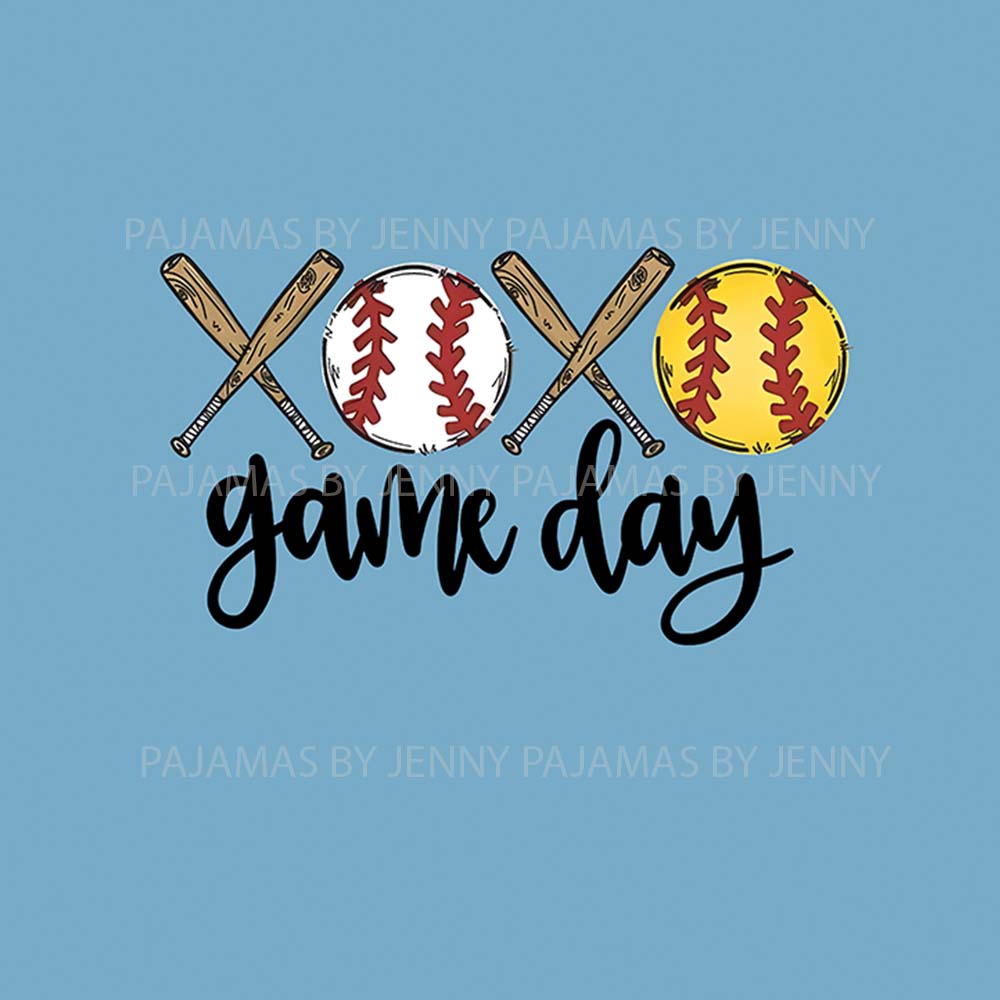 Baseball And Softball Game Day Themed Owner And Dog Pajamas Baseball And Softball Game Day Themed Owner And Dog Pajamas