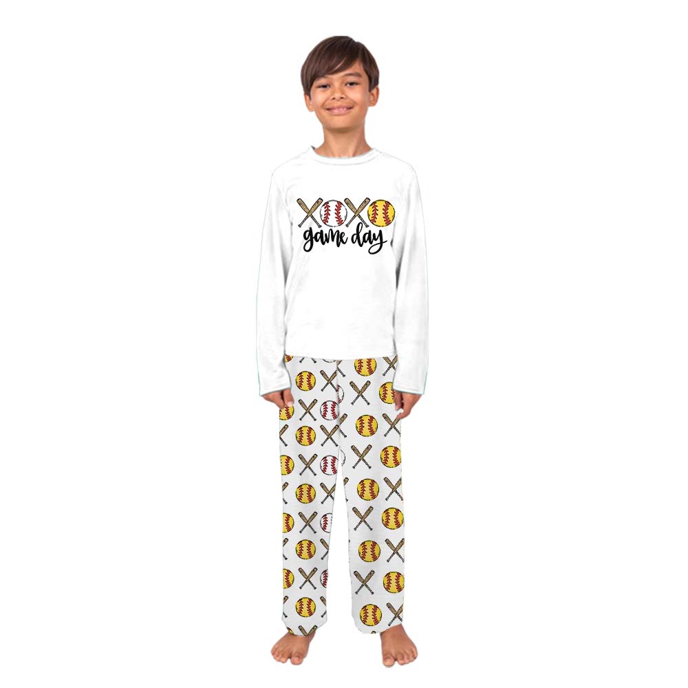 Game Day Family Sport Pajamas With Dog Game Day Family Sport Pajamas With Dog