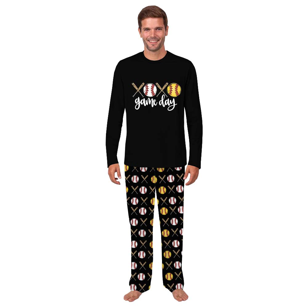 Baseball And Softball Game Day Family Sport Pajama Sets Baseball And Softball Game Day Family Sport Pajama Sets
