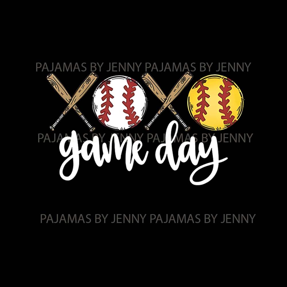 Baseball And Softball Game Day Family Sport Pajama Sets Baseball And Softball Game Day Family Sport Pajama Sets