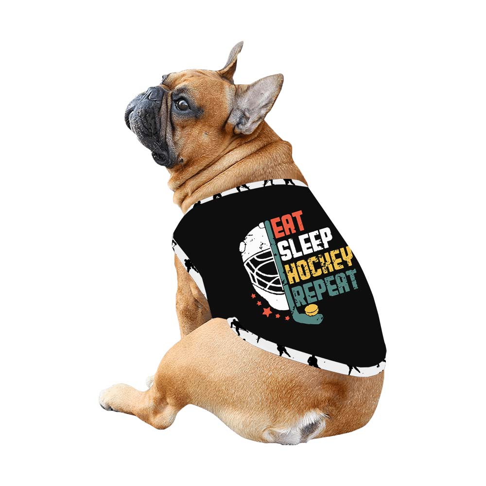 Eat Sleep Hockey Repeat Pajamas Tshirts And Shorts