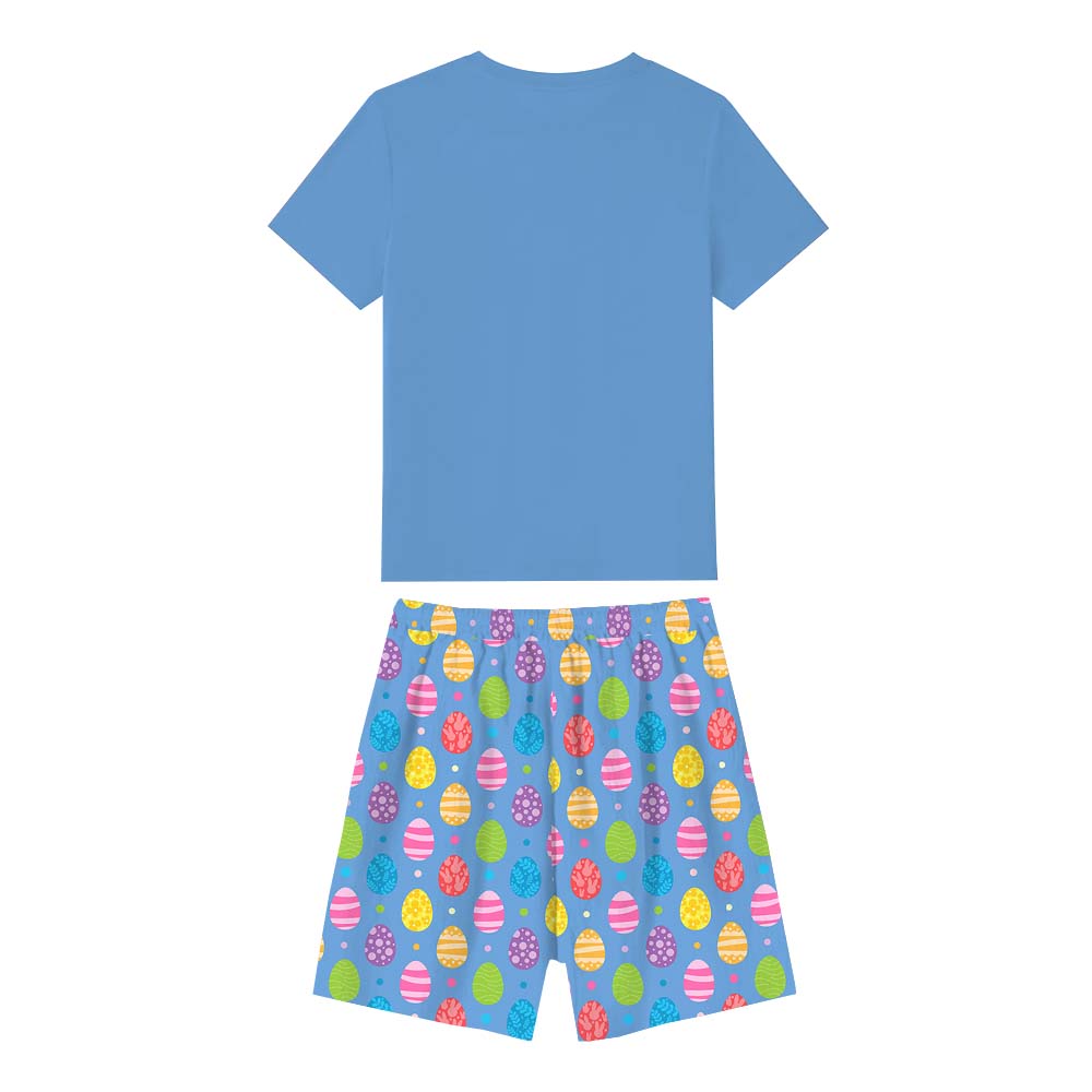 Winner Winner Easter Dinner Jammies Matching Short Sleeves Winner Winner Easter Dinner Jammies Matching Short Sleeves