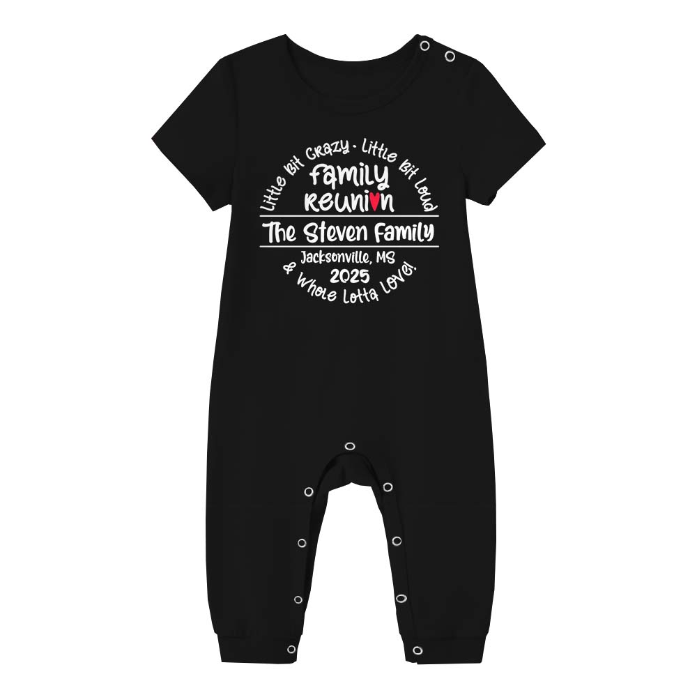 Unique Family Reunion Matching Family Pajamas With Dogs Short Sleeves Unique Family Reunion Matching Family Pajamas With Dogs Short Sleeves