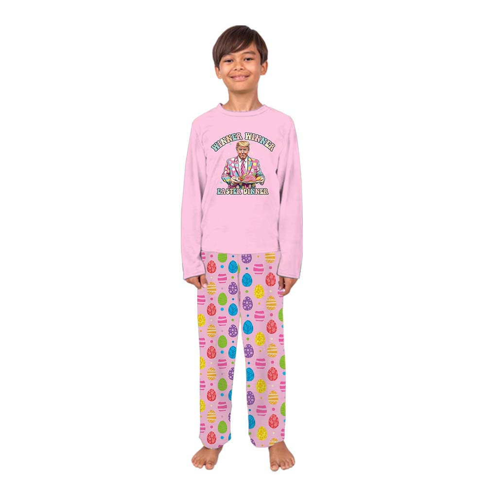 Winner Winner Easter Dinner Owner And Dog Pajamas