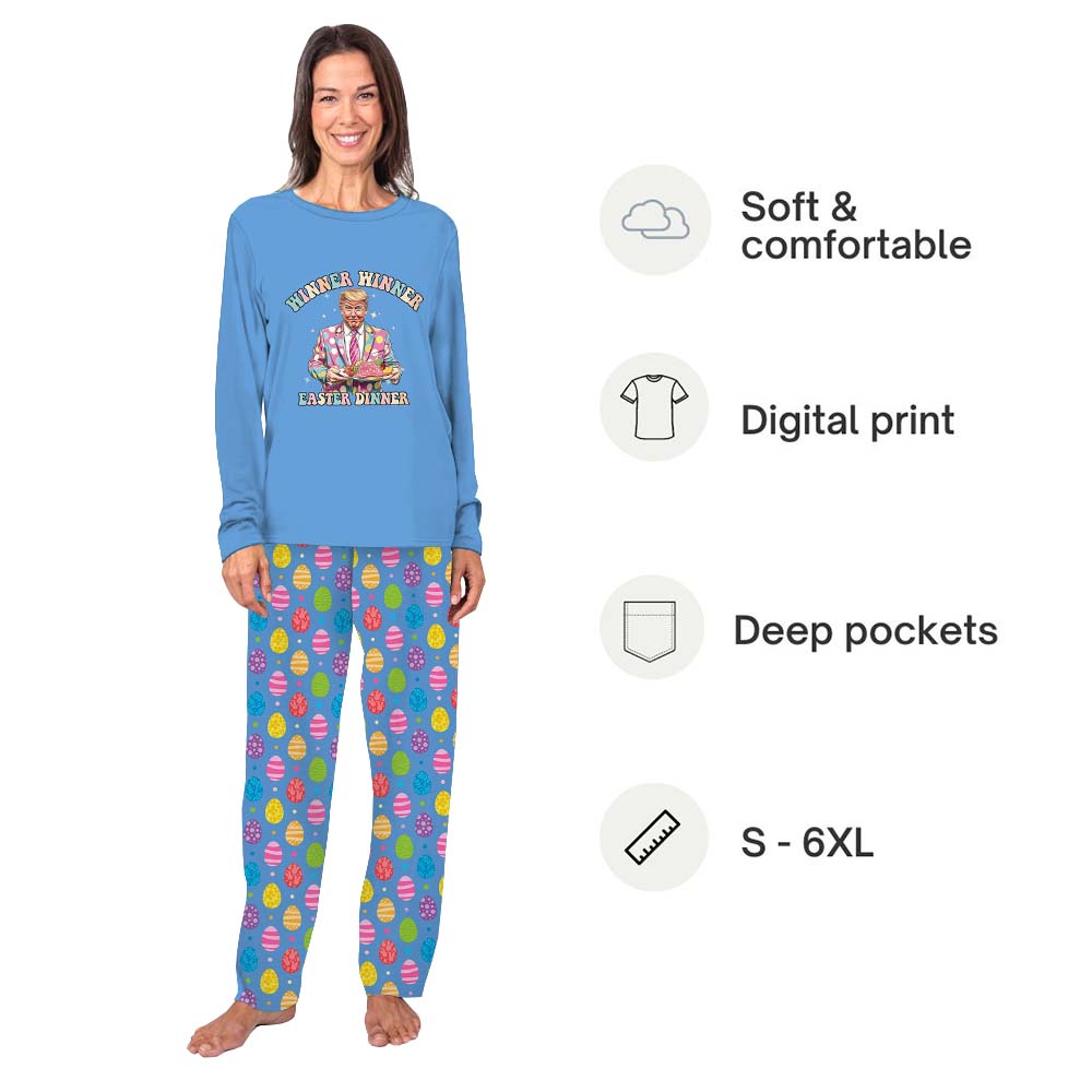 Trump Easter Matching Family Pajamas With Dogs Trump Easter Matching Family Pajamas With Dogs