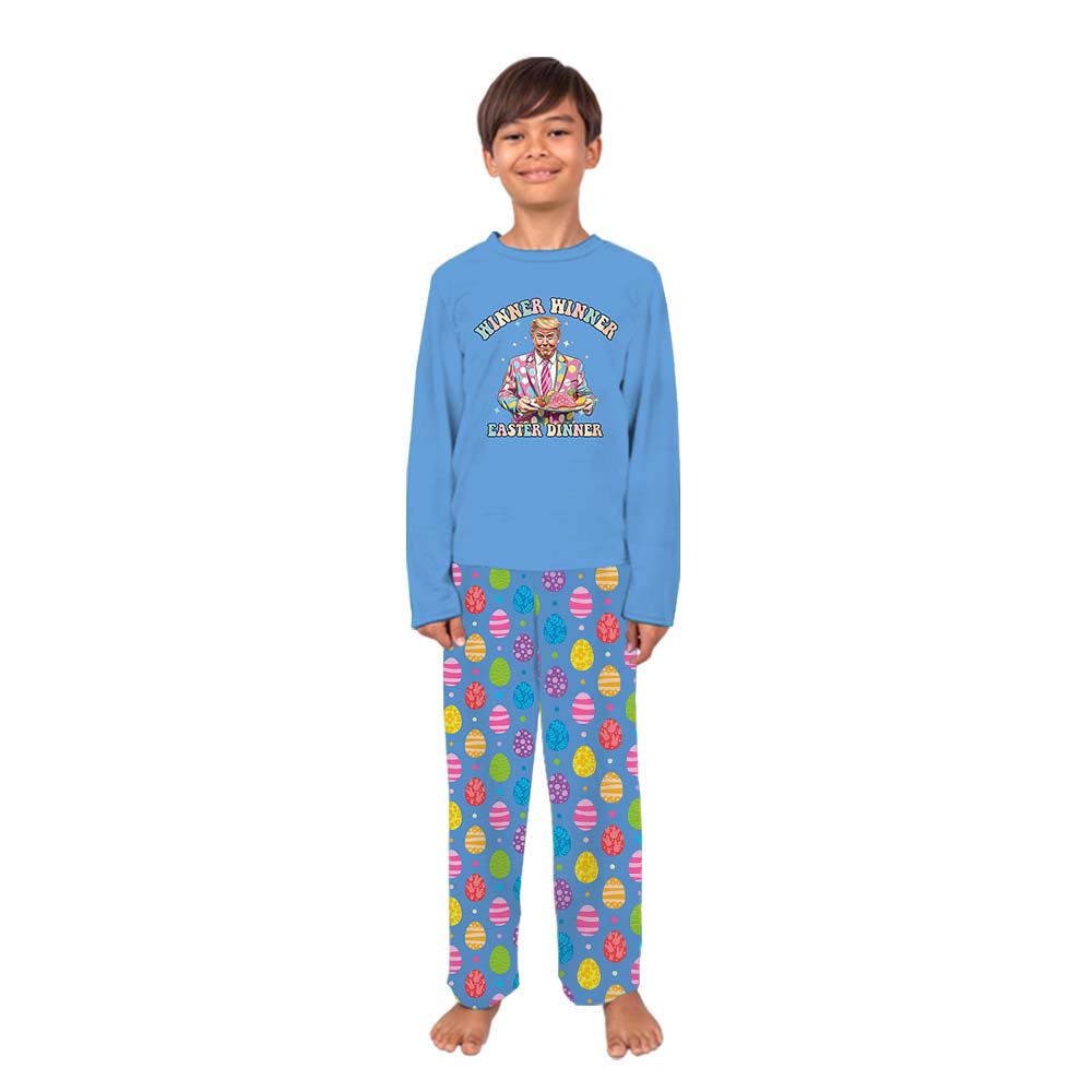 Trump Easter Matching Family Pajamas With Dogs Trump Easter Matching Family Pajamas With Dogs