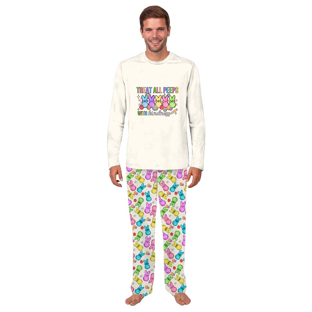 Treat All Peeps With Kindness Matching Pajamas Whole Family Treat All Peeps With Kindness Matching Pajamas Whole Family