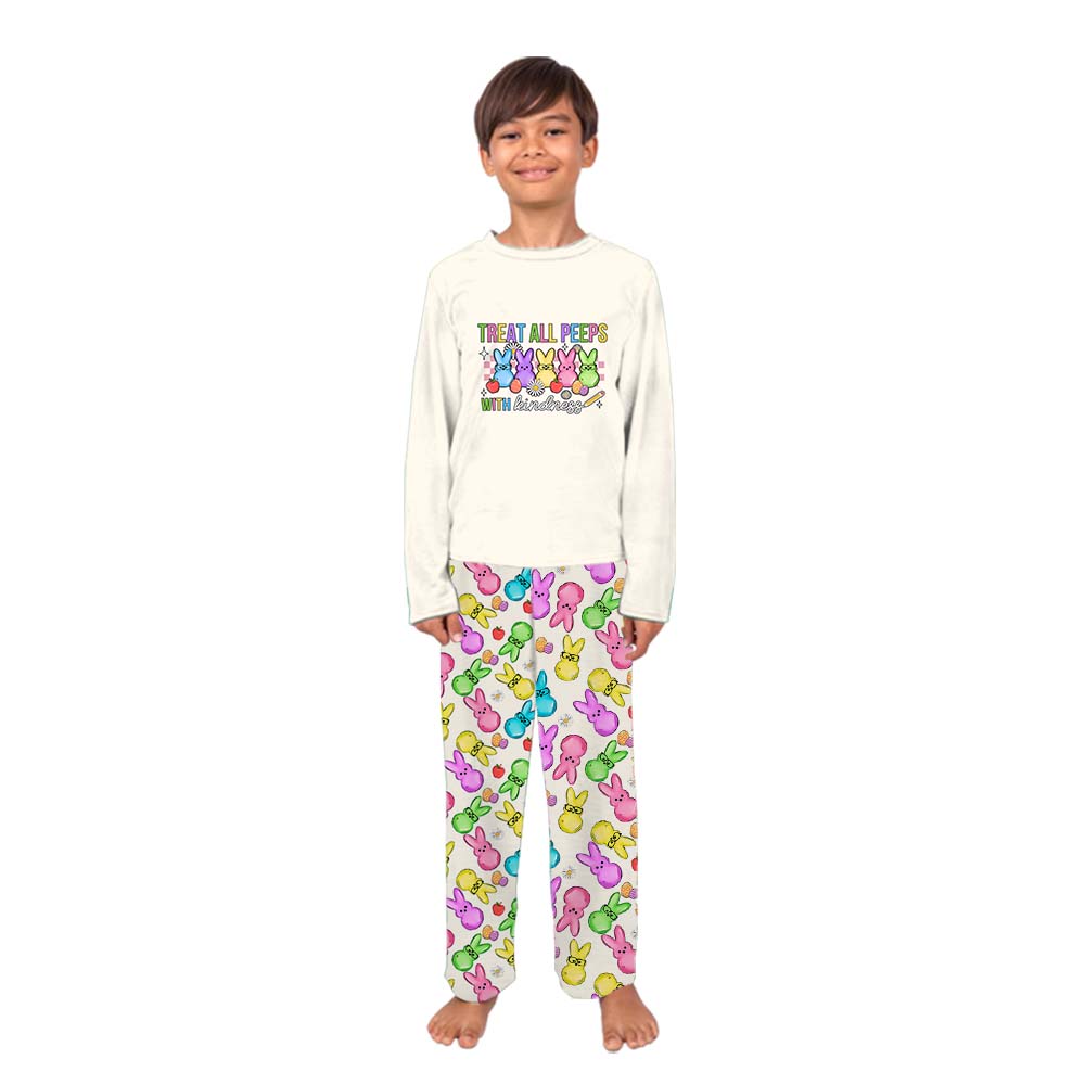 Treat All Peeps With Kindness Matching Pajamas Whole Family Treat All Peeps With Kindness Matching Pajamas Whole Family