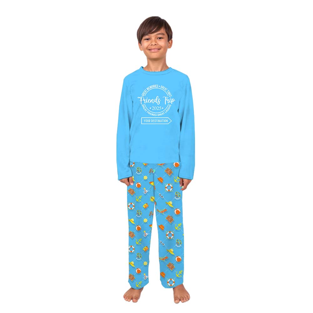 Personalized Friends Vacation Owner And Dog Pajamas Personalized Friends Vacation Owner And Dog Pajamas