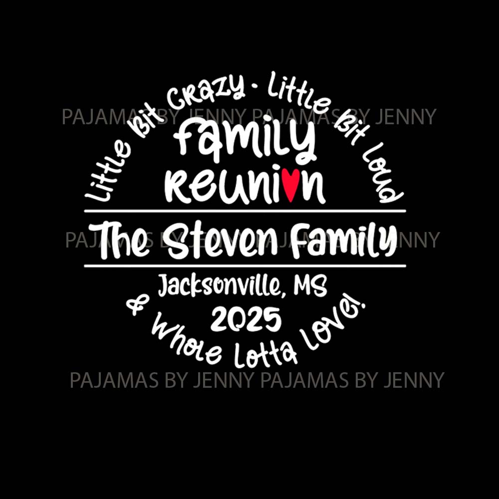 Personalized Family Reunion Matching Family Pajamas With Dogs Personalized Family Reunion Matching Family Pajamas With Dogs