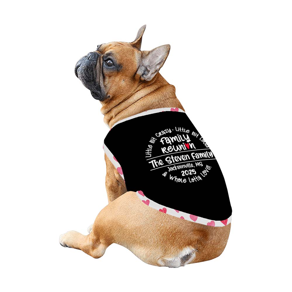 Personalized Family Reunion Matching Family Pajamas With Dogs Personalized Family Reunion Matching Family Pajamas With Dogs