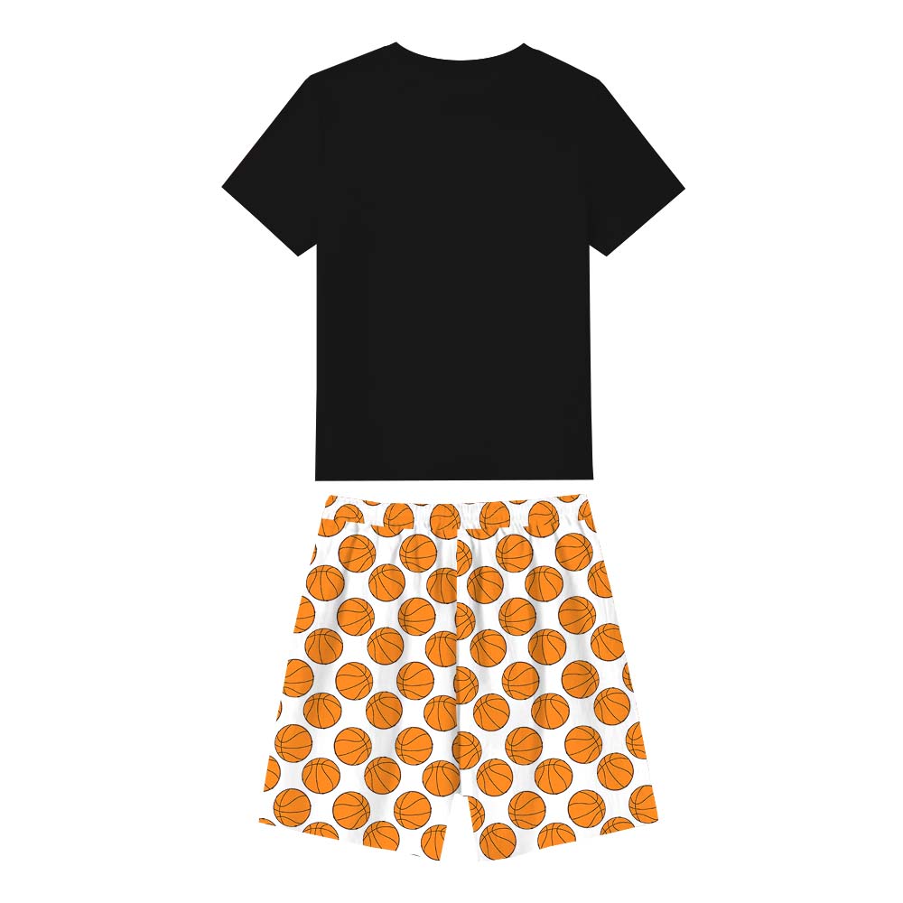 Basketball Team Name Sport Pajama Short Set Basketball Team Name Sport Pajama Short Set