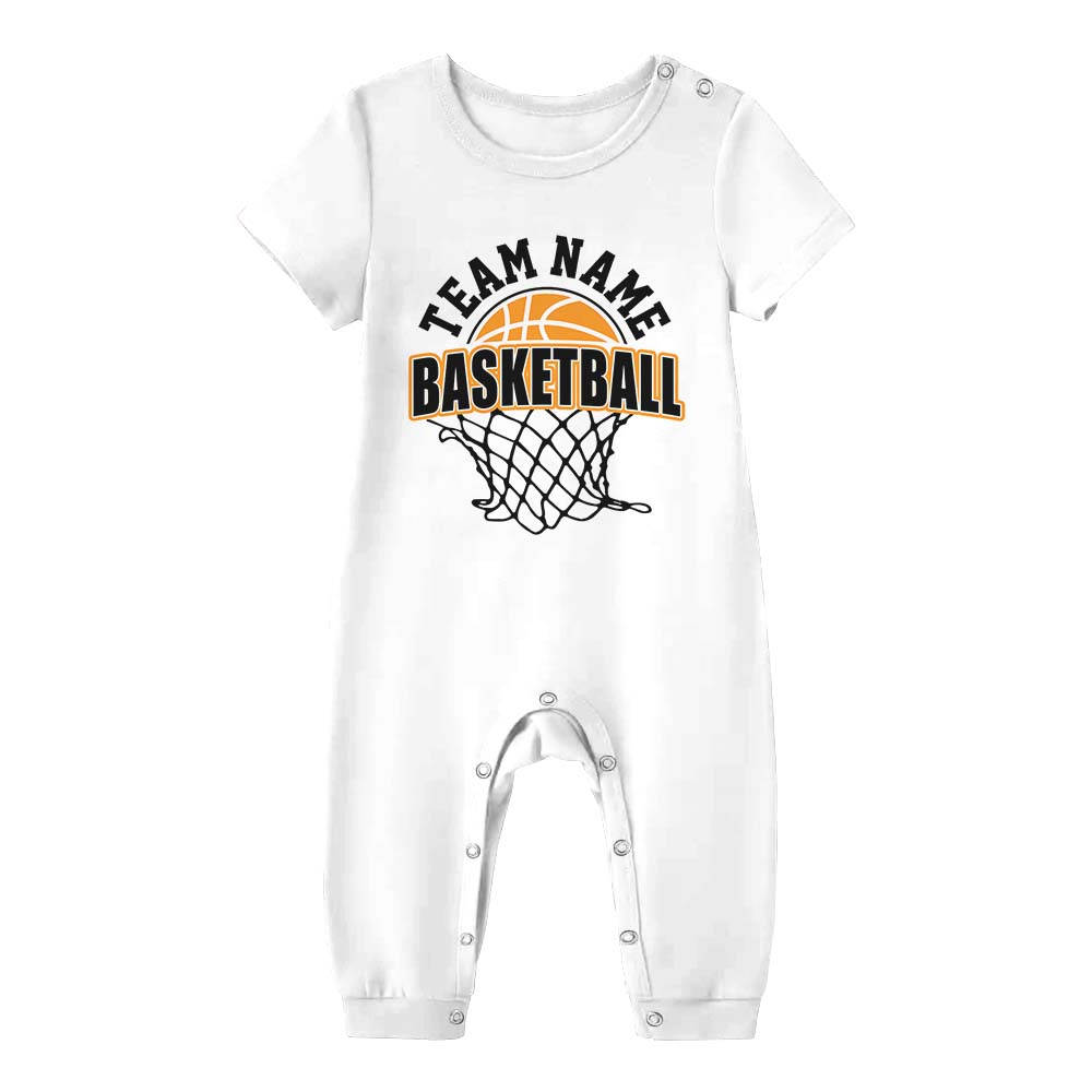 Custom Name Basketball Themed Jammies Matching Short Sleeves Custom Name Basketball Themed Jammies Matching Short Sleeves