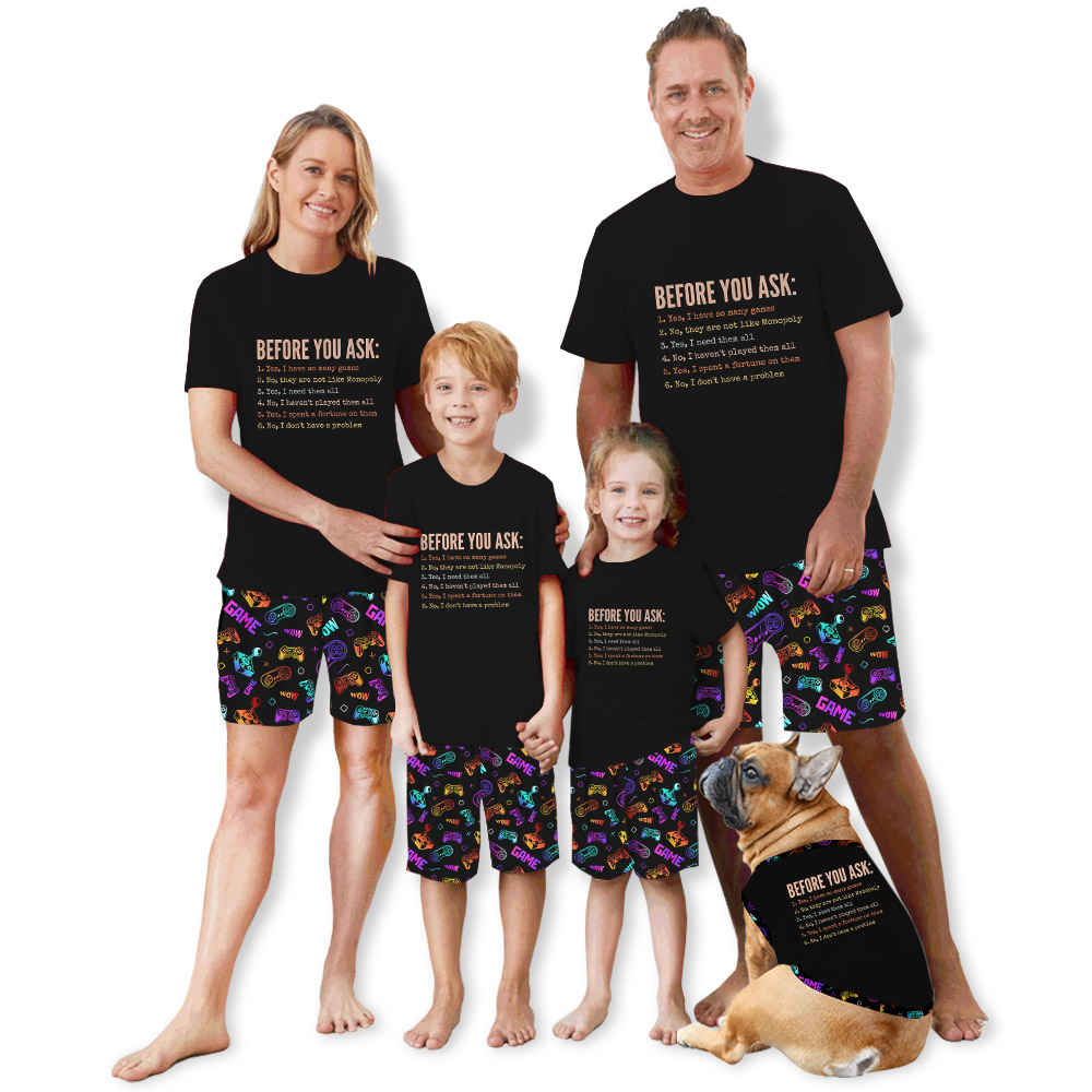 Unique Video Game Short Pajamas For Gamer Unique Video Game Short Pajamas For Gamer